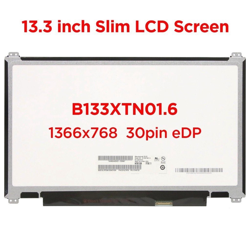 หน้าจอ LCD แล็ปท็อป 13.3 B133XTN01.6 N133BGE-EAB HB133WX1-402 M133NWN1 R5 สําหรับ Lenovo ThinkPad L3