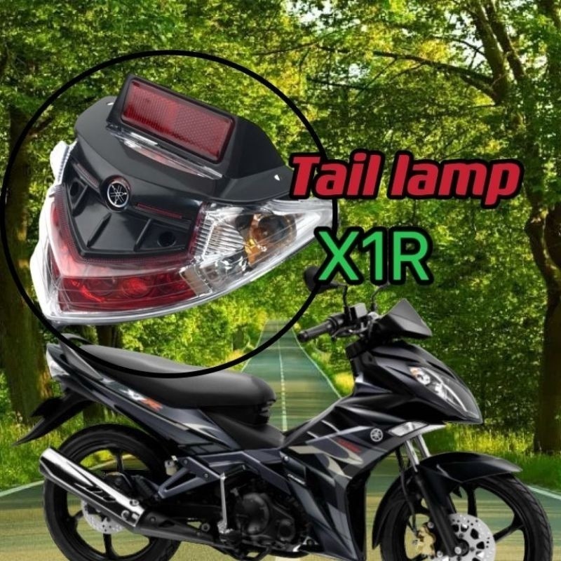 X1R ไฟท้าย assy 1 ชุด lampu balakang yamaha LC X1R