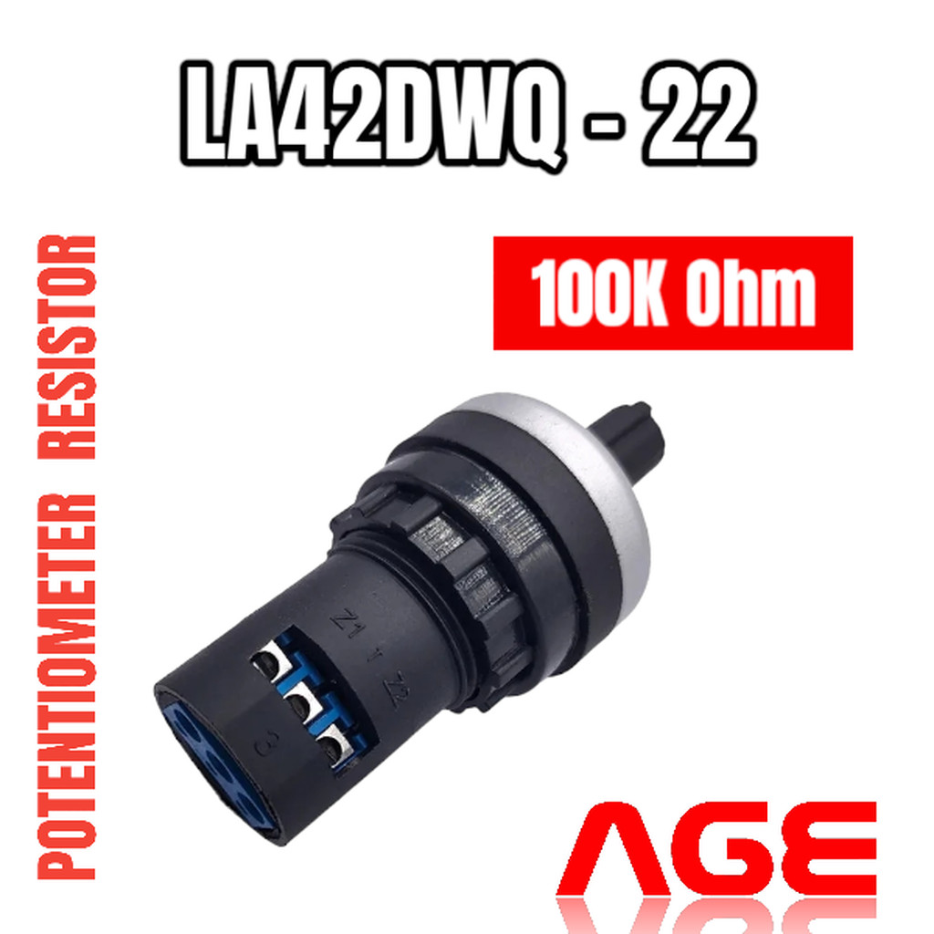 ตัวต้านทานปรับค่าได้ ,100K Ohm ,LA42DWQ-22 -100K ,Potentiometer Variable Resistor