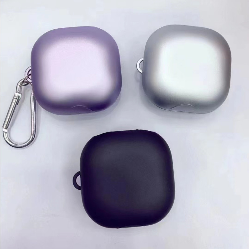 เคสใส มินิมอล สําหรับ Samsung Galaxy Buds 2/FE/2 Pro/Buds Pro/Buds Live แบบพกพา ฝ้า TPU ป้องกัน หลากสี หูฟัง Samsung
