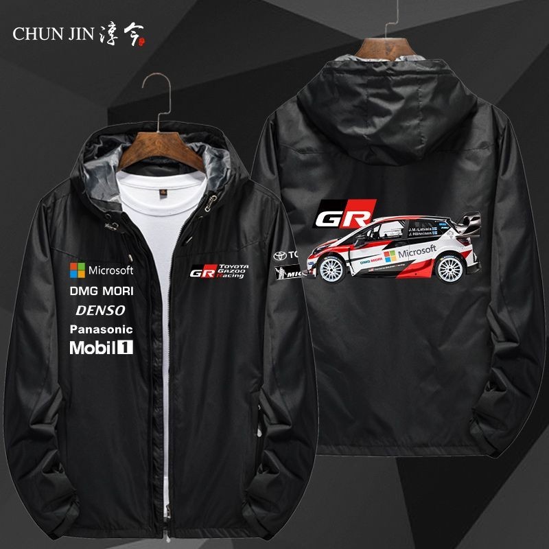 Toyota GR Car Model Painting Racing Suit CAMRY Crown Levin COROLLA Outdoor Driving Windproof Jacket