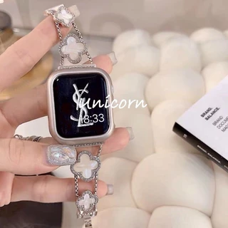 ผู้หญิงเพชรสร้อยข้อมือสําหรับ แอปเปิล ดู 46/42/41 มม.40 มม.44 มม.45 มม.38 มม.เข็มขัดโลหะนาฬิกา วงดนตรี ฉันดู ชุด 11 10 9 8 7 กับ 6 5 4 3 พิเศษ3 49 มม