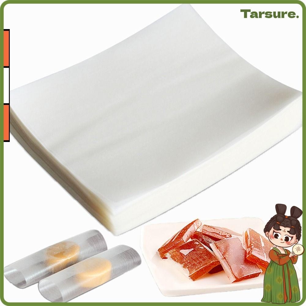 Tarsureth กระดาษห่อข้าวเหนียว แบบบาง เคลือบน้ําตาล ลูกอมตังเม 500 ชิ้น