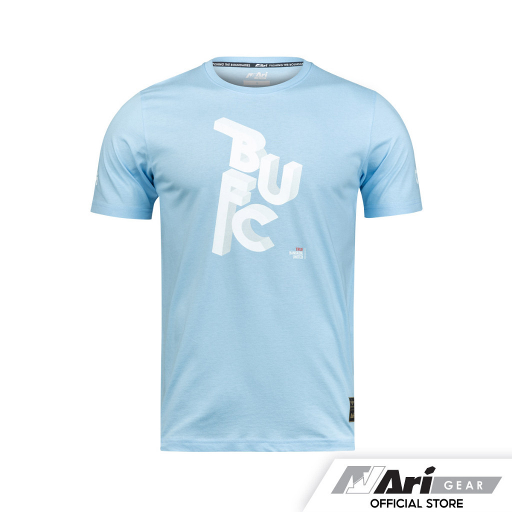 Ari True Bangkok United 2024/2024 3d Typo Tee-aqua เสื้อยืดสีน้ําเงิน/ขาว/ขาว Bank Blue