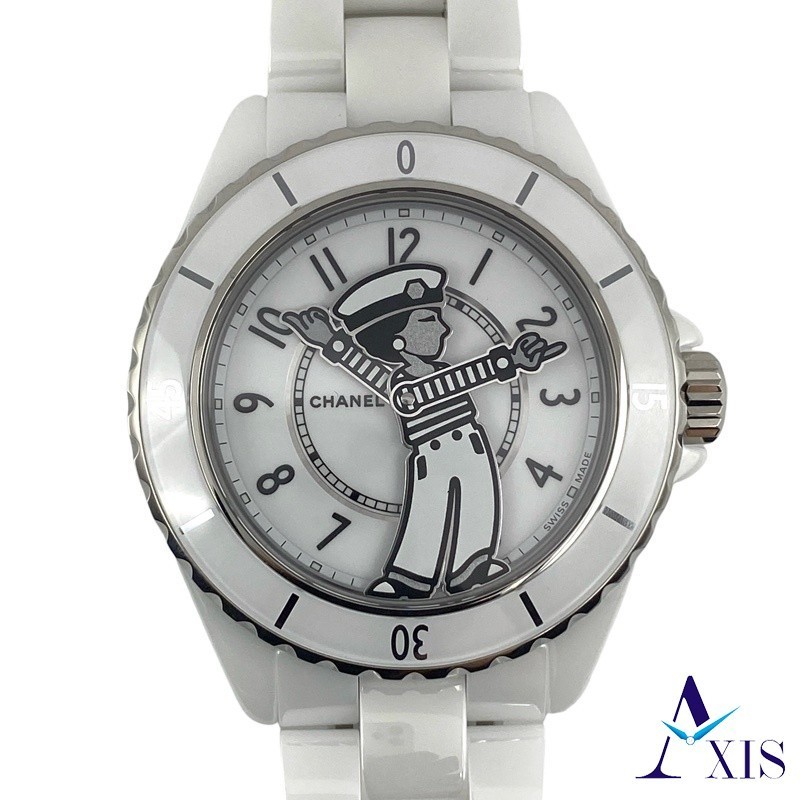 CHANEL J12 Mademoiselle H7481 Watches
 ceramic/Stainless Steel Mechanical Automatic white dial【USED】
 mens