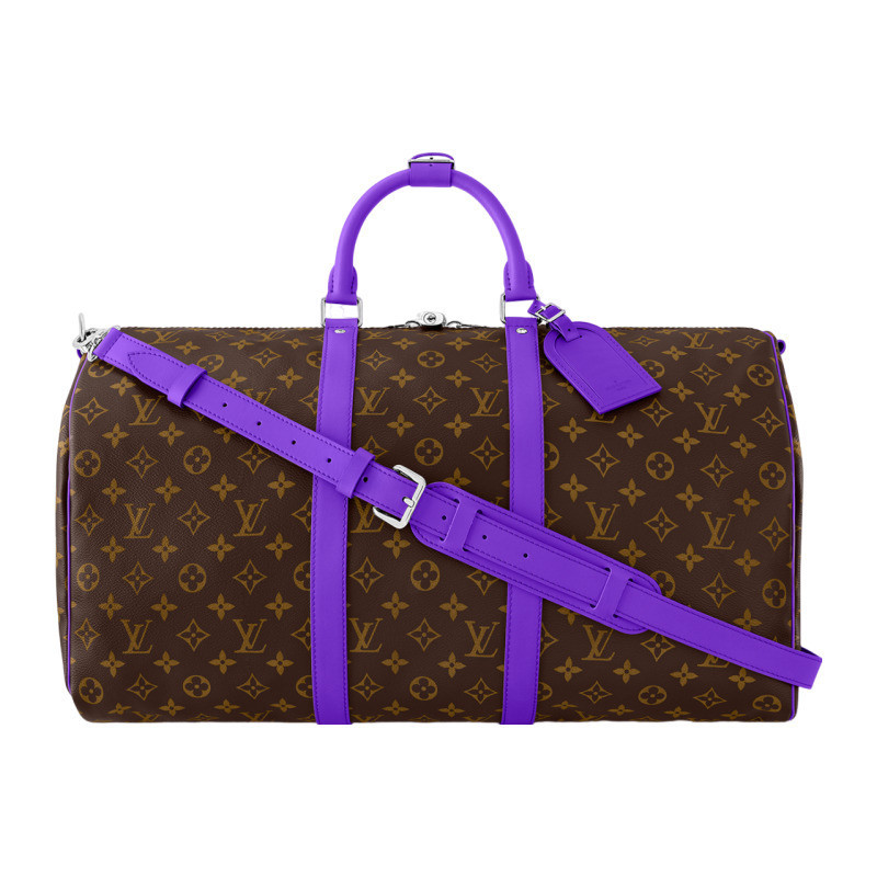 LV/Louis Vuitton Men's Bag Keepall Bandouli è re 50 Canvas Portable Travel M46775