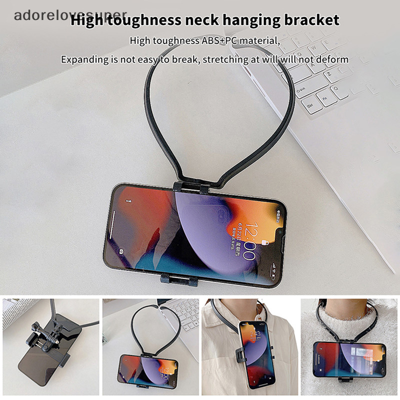 Ad1vn ขาตั้งคอแฮนด์ฟรี ที่วางโทรศัพท์ขี้เกียจ Universal mount สําหรับ 15ProMax Dock Station Martijn