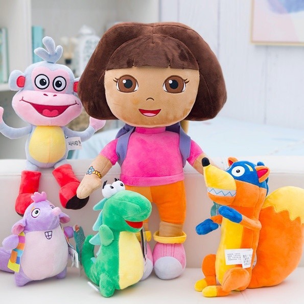 Adventured Dora Doll Dora Doll Ragdoll Plush ของเล่นเด็กสาวน้อยของขวัญวันเกิด Dora The Explorer Dora