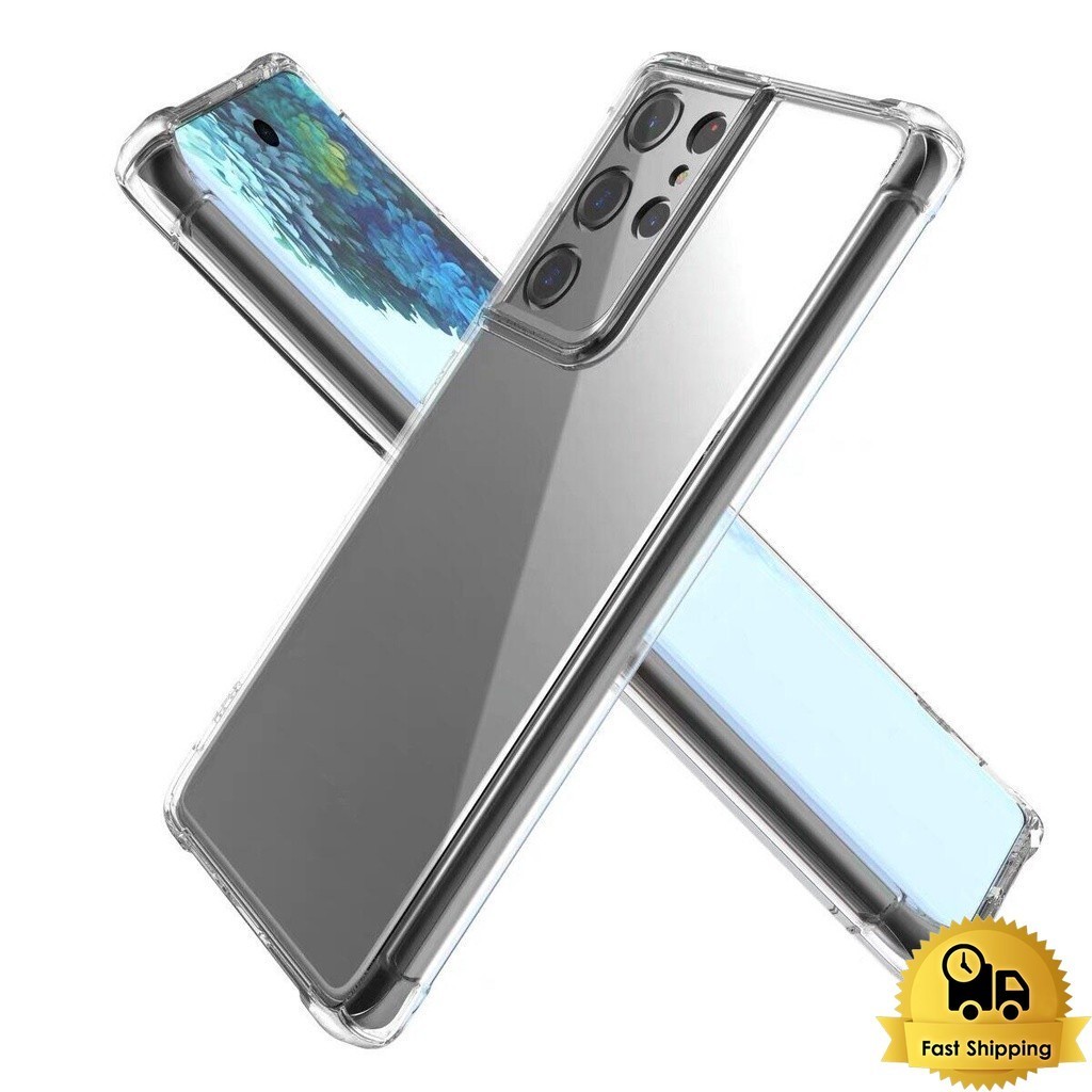 For Samsung A55 กรณี A05S A03 S20 S21 S22 S23 S24 A14 A12 A13 A52 โปร่งใส เคสบัมเปอร์ กันกระแทก อ่อนนุ่ม เคสโทรศัพท์ใส