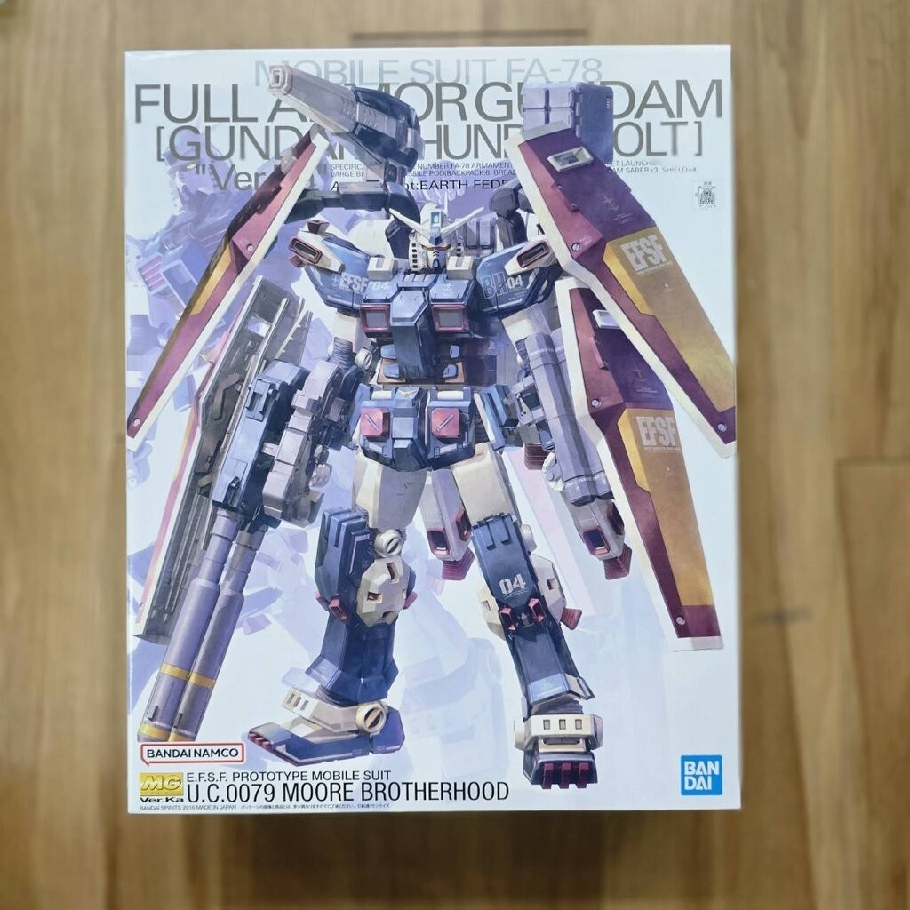 Bandai 4549660075899 MG Full Armor Gundam Ver.Ka (Gundam Thunderbolt Ver.) 7000yen4573102630490