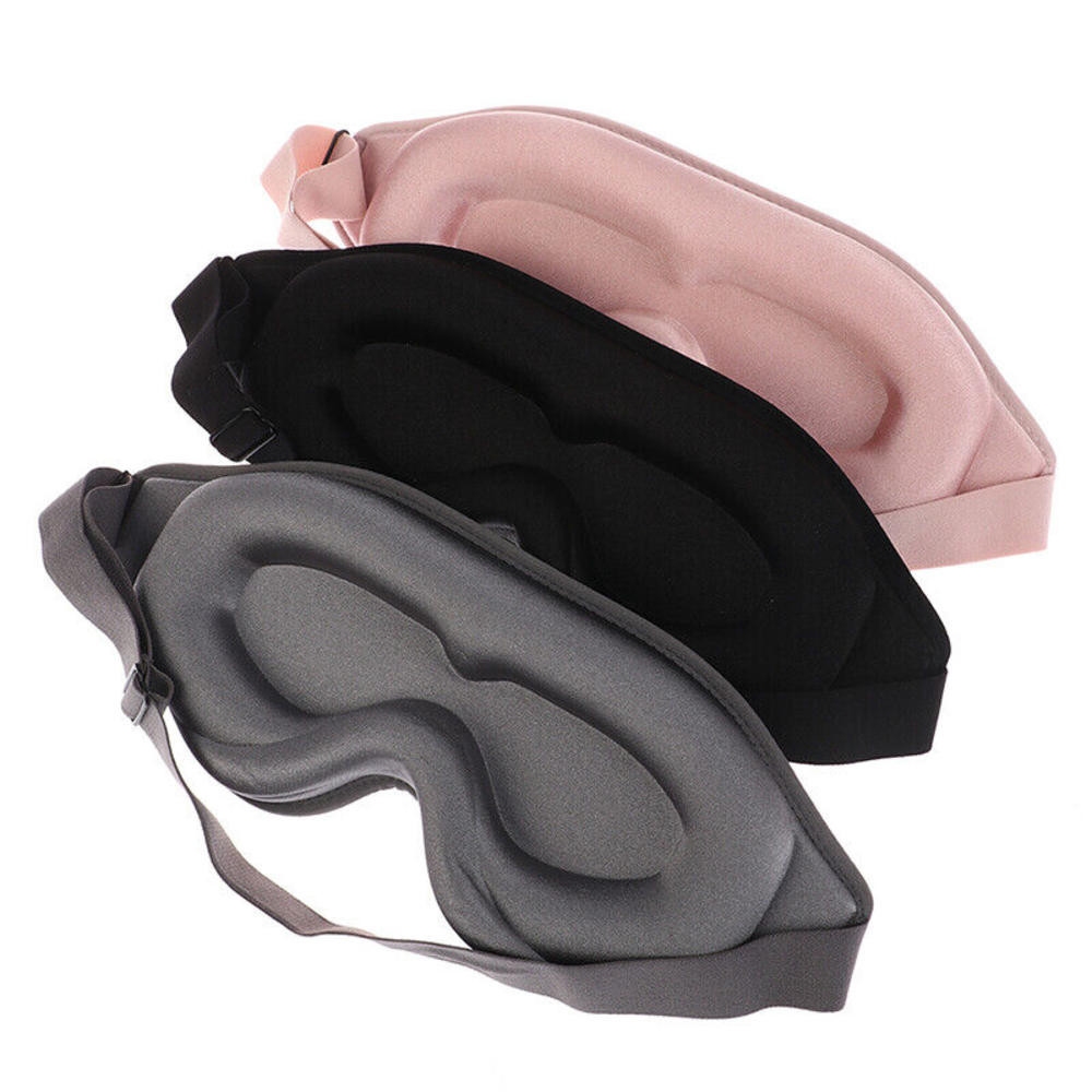 หนาสบาย Travel Sleep Eye Mask Soft 3D โฟม Sleeping Blindfold
