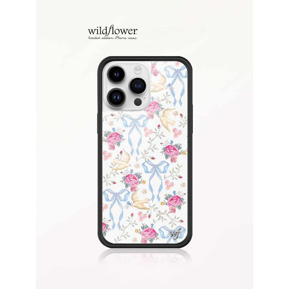 ดอกไม้ป่า Lovey Dovey เคสโทรศัพท์สําหรับ iPhone 12 13 14 15 16 Pro Max 14 15 16 Plus ซิลิโคนกันกระแทกฝาหลัง WF ปลอก