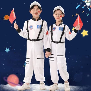 ชุดอวกาศนักบินอวกาศเครื ่ องแต ่ งกายเด ็ กบทบาทคอสเพลย ์ เสื ้ อผ ้ า