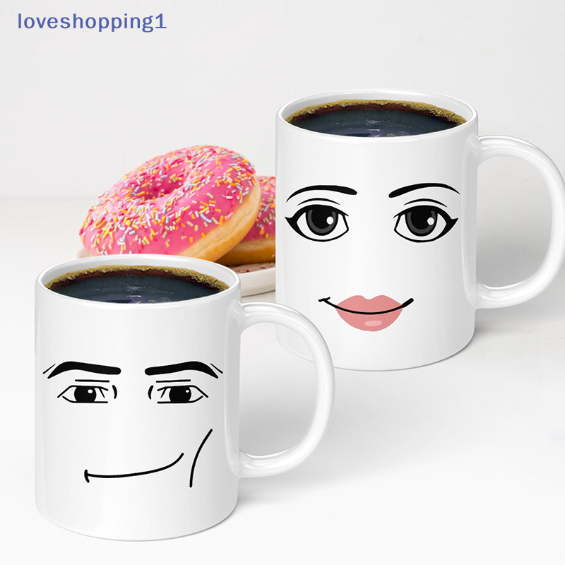 [Love shopping]   เกมแรงบันดาลใจ Man Face Mug ตลกผู้ชายหรือผู้หญิง Faces แก้วกาแฟน่ารัก Gamer ของขวัญวันเกิด Back To School Mug TH - รูปที่ 4