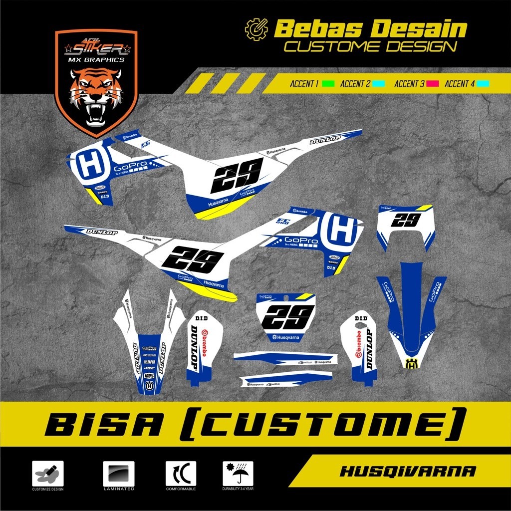 HUSQVARNA การออกแบบที่กําหนดเองฟรี