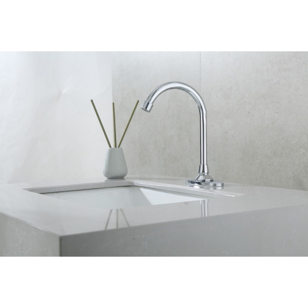 Shopping Idea Verno ชุดก๊อกเหยียบทองเหลือง พร้อมสายน้ำดีสเตนเลส 304 2 เส้น รุ่น FV-715 ฮิตติดเทรน