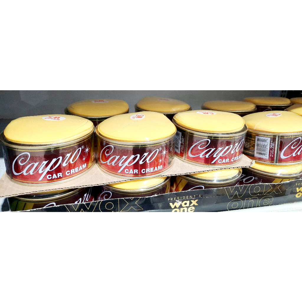 ครีมขัดเคลือบสีรถยนต์ คาร์โปร คาร์ครีม (1 กระป๋อง) Carpro Car Cream 250 กรัม ครีมขัดเงารถยนต์ ครีมขัดเงา น้ำยาขัดเงา thumbnail 6