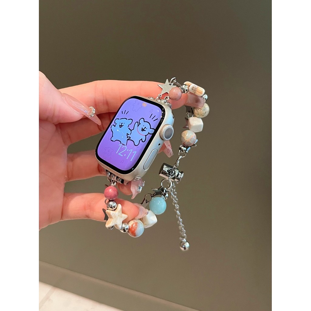 Star Beaded สายนาฬิกาสแตนเลสสําหรับ Huawei Watch Fit 3 สมาร ์ ทนาฬิกาสร ้ อยข ้ อมือนาฬิกา Huawei Fit3