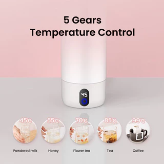 Philips Boiler GoZero AWP2792 กาต้มน้ําไฟฟ้าถ้วย 100-240V ถ้วยเก็บความร้อนขวดฉนวนสูญญากาศ 400ml