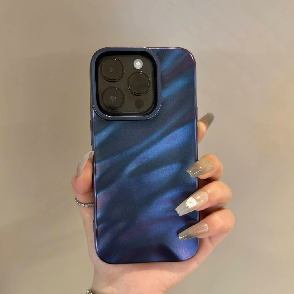 หรูหราศิลปะจีบหยักเคสโทรศัพท์สําหรับiphone15 Pro Max 14 13 12 11 Pro MaxปลอกAnti-Shockป้องกันกล้องAnti-Dropซิลิโคนนุ่มปกหลัง