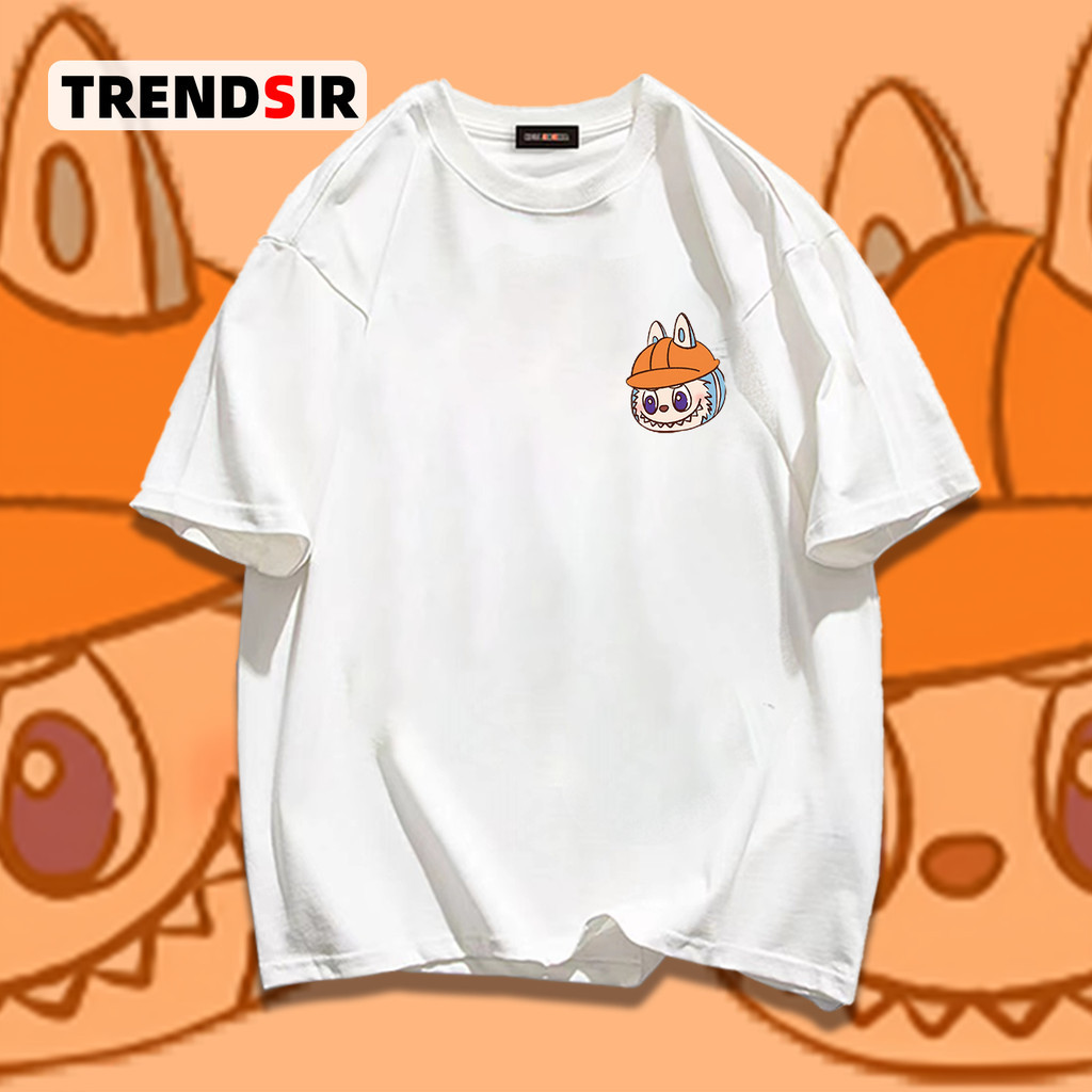 TrendSir พร้อมส่ง เสื้อยืดแขนสั้น เสื้อยืด cotton เสื้อน่ารักสไตล์เกาหลี 100% Cotton 9สี M-3XL