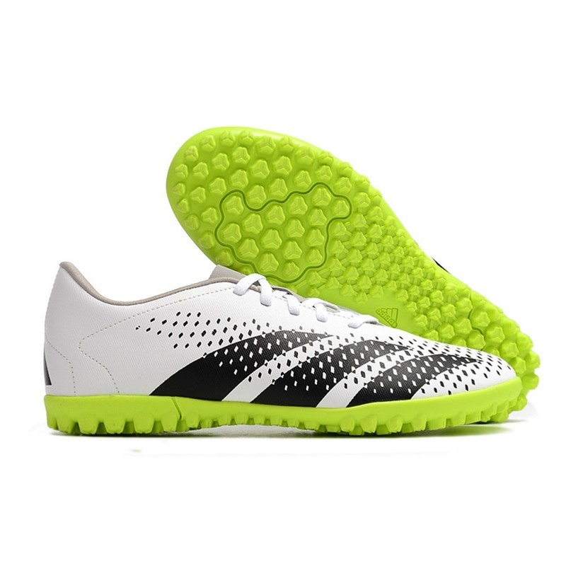 Adidas Falcon Precision Grass Nail TF Football Shoes สีขาว สีเขียว