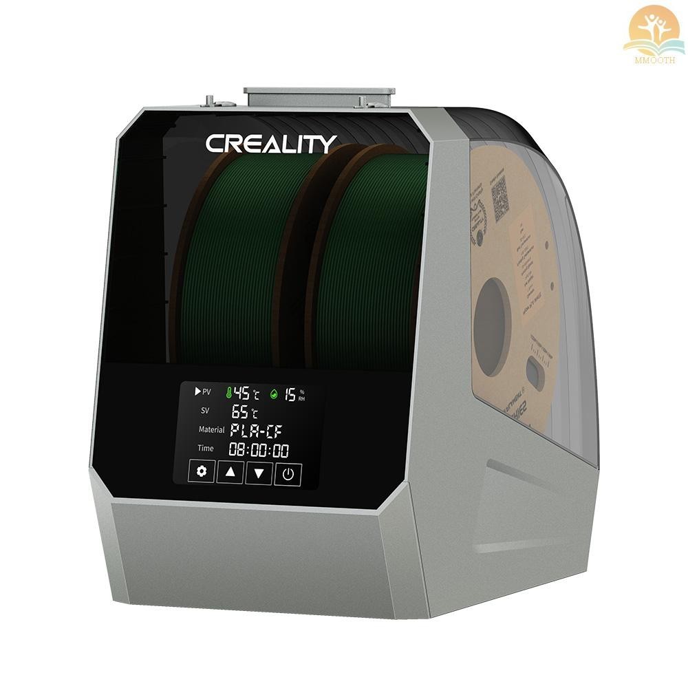 Creality Space Pi Filament เครื่องอบผ้า Plus 3D เครื่องพิมพ์อัพเกรด Filament Dehydrator กล่องเก็บขั้นสูง PTC เทคโนโลยีความร้อนจับเวลาฟังก์ชั่น LCD Touchscreen สนับสนุนไนลอน ABS PETG