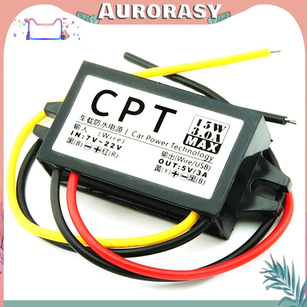 [AS ] Dc to DC Converter Regulator 12V ถึง 5V 3A 15W รถ Led จอแสดงผลแหล ่ งจ ่ ายไฟ
