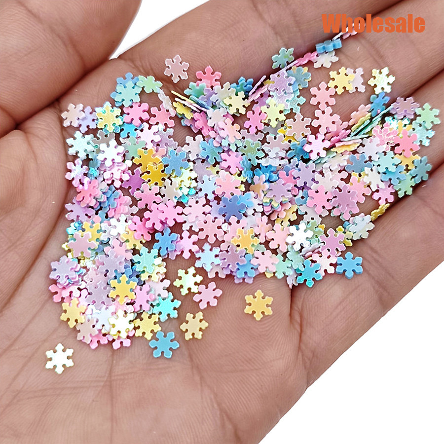 2000pcs PVC Phantom สีเกล ็ ดหิมะตกแต ่ งถ ้ วยน ้ ําแพทช ์ Creative DIY เครื ่ องประดับวัสดุ Handmade โทรศัพท ์ กรณีอุปกรณ ์ เสริม