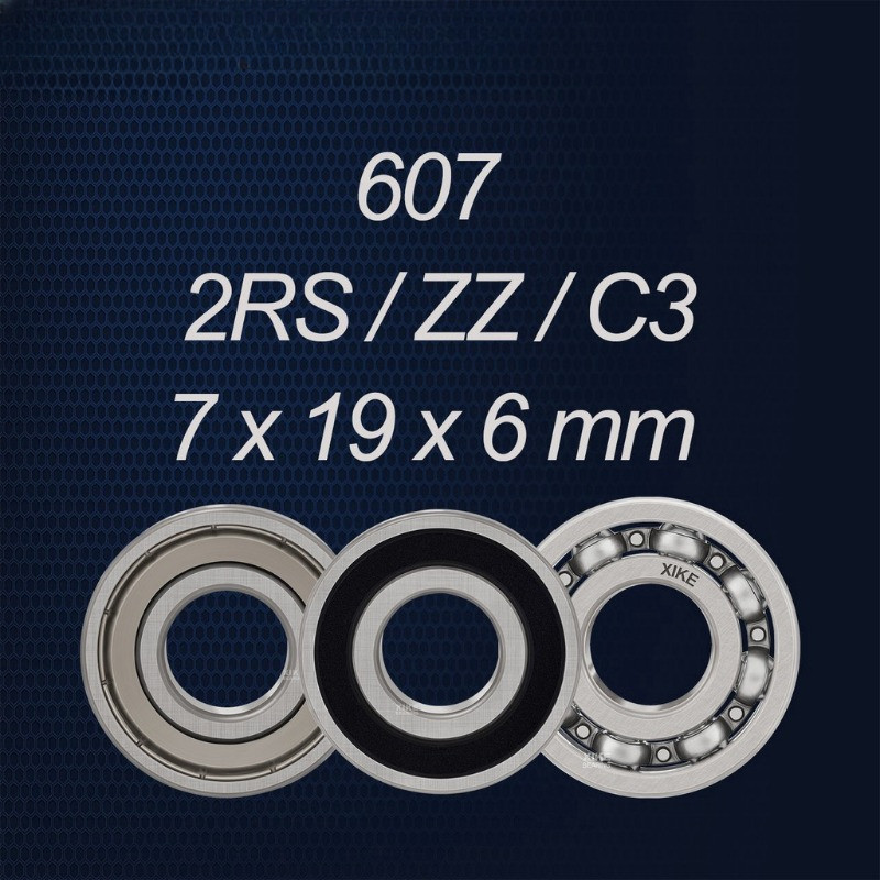 607-2rs 607ZZ 607 607-2RSC3 607ZZC3 ขนาด 7x19x6 มม.คุณภาพสูงแบริ ่ งบอลร ่ องลึก