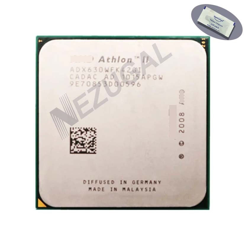 Athlon II X4 630 X4-630 ADX630WFK42GI ADX630WFGIBOX 2.8 Ghz Quad Core 2M 95W ซ็อกเก็ต AM2 + ซ็อกเก็ต