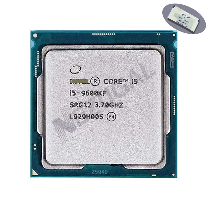 I5-9600KF I5 9600KF SRFAD SRG12 3.70 สูงสุด 4.60 Ghz Six Core 9M 95W LGA1151 โปรเซสเซอร์ CPU