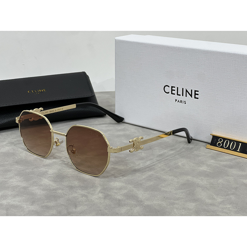 ใหม่เย็นและมีสไตล์ป้องกันรังสีอัลตราไวโอเลต ยูวี400 แว่นกันแดดแว่นกันแดดหกเหลี่ยมแว่นตาแฟชั่นสําหรับผู้ชายและผู้หญิงแบรนด์หรูคลาสสิกวิ