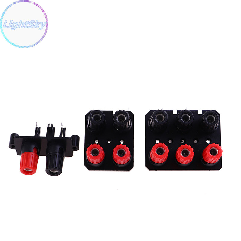 Lightsky 2 4 6 ตําแหน่ง Bend Pin แจ็คเสียงภายนอกลําโพงเครื่องขยายเสียง Banana Plug TH