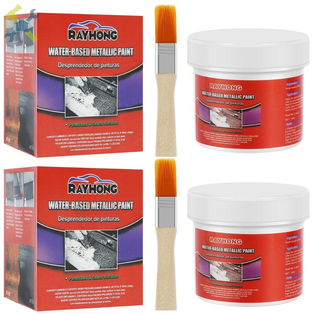 2 Pack Rust Remover Professional Rust Converter สําหรับโลหะสีน ้ ําสนิมคราบ Remover ปลอดสารพิษ Rust 
