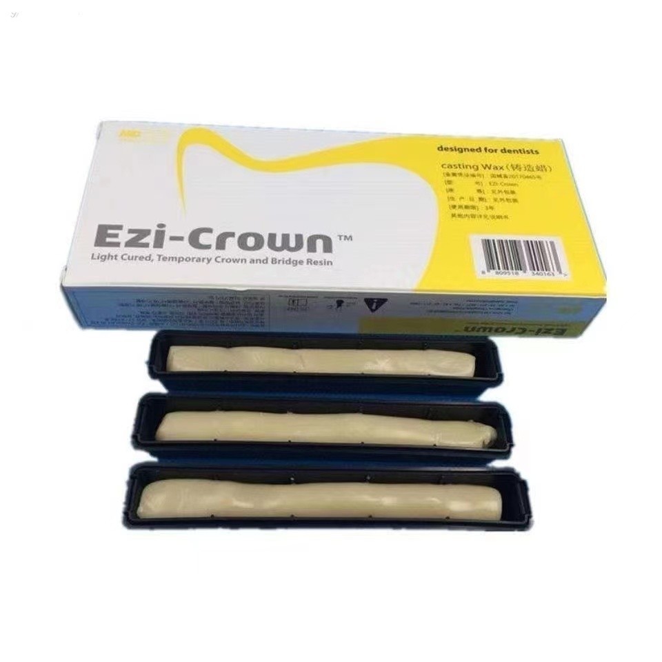 Youyao 15g*3/กล่อง Ezi-Crown Casting Wax Light-Curred มงกุฎชั่วคราวและเรซินสะพาน