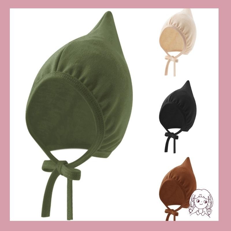 ฮ ่ าฮ ่ า เด ็ กวัยหัดเดิน หมวกเด ็ กทารกระบายอากาศ หมวก Bonnet พร ้ อมสายรัดคาง เข ็ มขัดกันลม