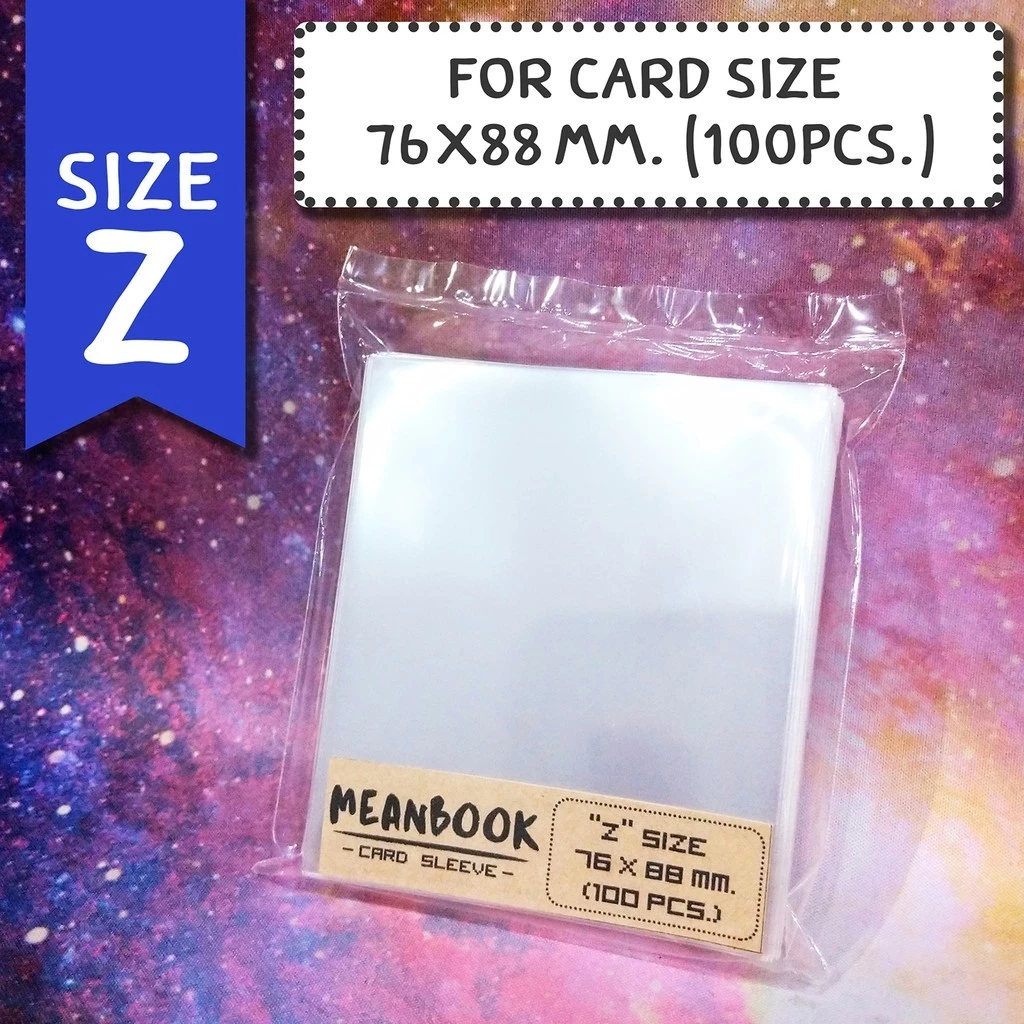 ซองใส่การ์ด Size Z Card Sleeve (ขนาดการ์ด 76x88 mm.) (การ์ดตัวละคร Zombicide 2nd Edition , Black plague , Green Horde)