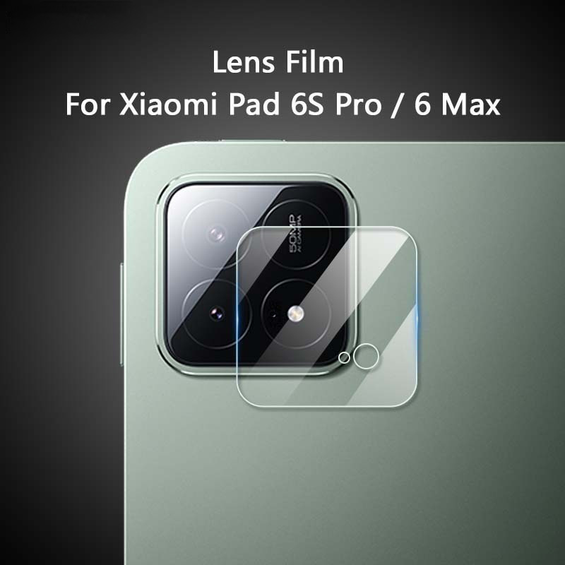 สําหรับ Xiaomi Pad 6 Max 14.0 "/6S Pro 12.4 "Clear Ultra Slimกลับกล้องเลนส์Protectorฝาครอบฟิล์มนุ่ม-ไม่กระจกนิรภัย