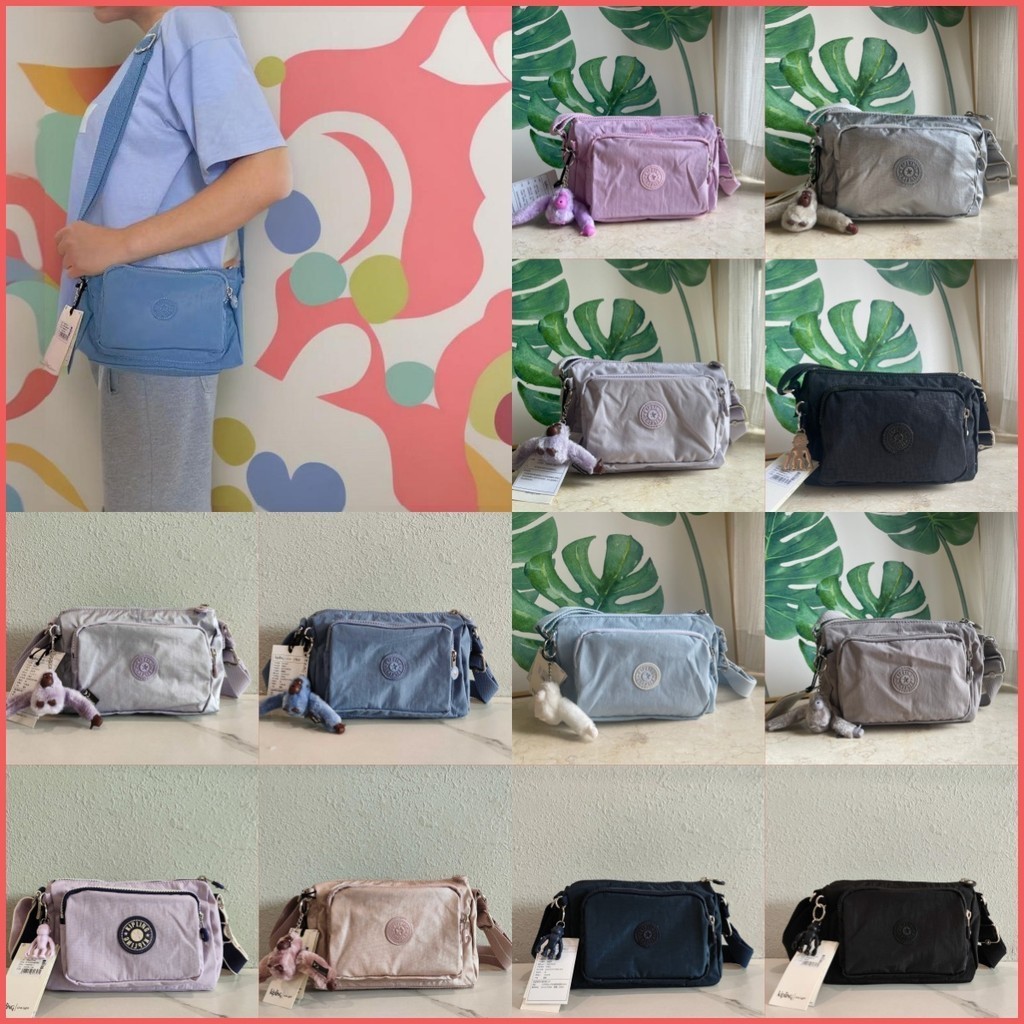 กระเป๋าสะพายข้างผู้หญิง ขนาดเล็กหลายช่อง กระเป๋าสะพายกันน้ําไนลอน K13549