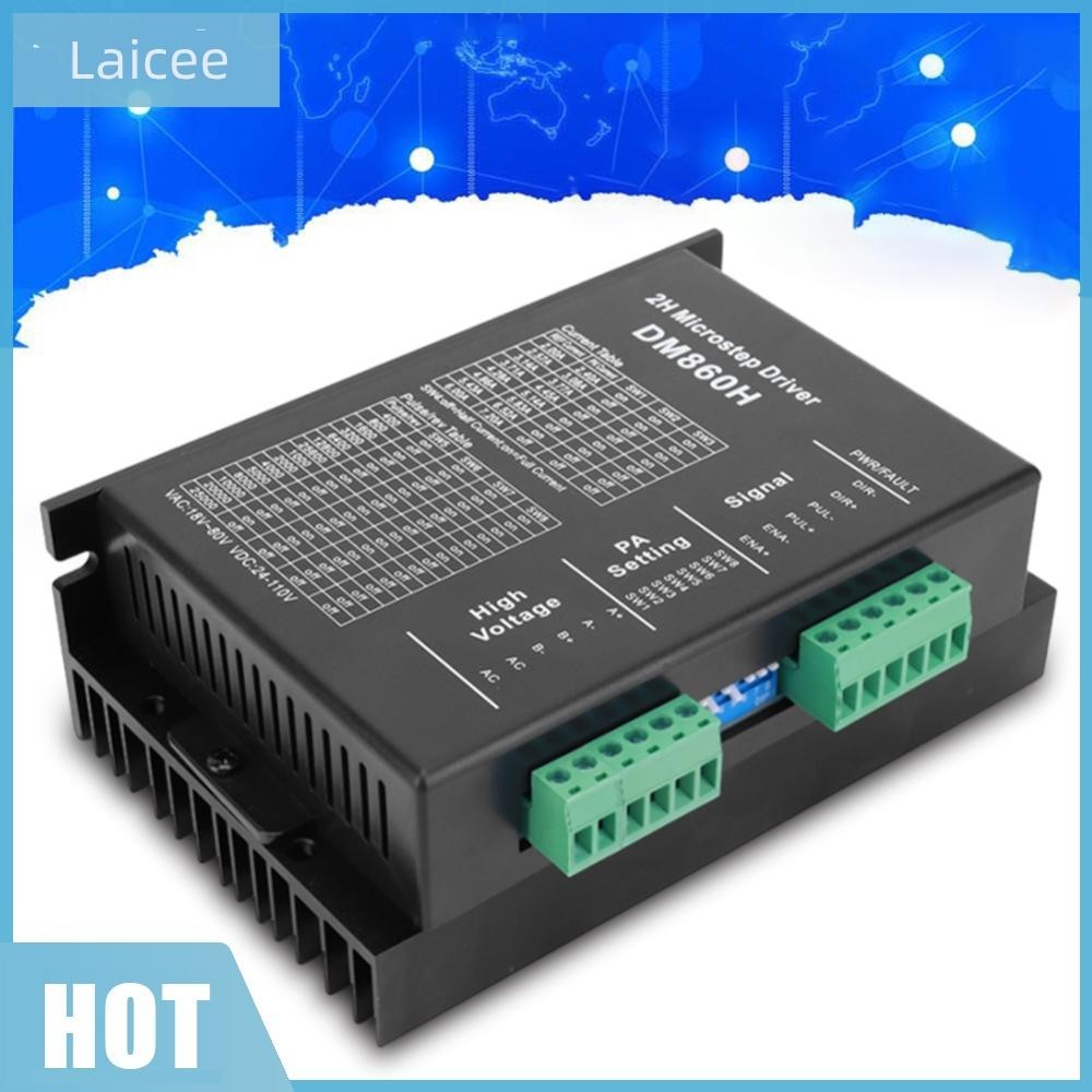 [Laicee.th] Dm860h DM860 ไดรฟ์ไมโครสเต็ป 2 เฟสสเต็ปเปอร์ไดร์เวอร์เหมาะสําหรับ Nema34 Stepper Motor