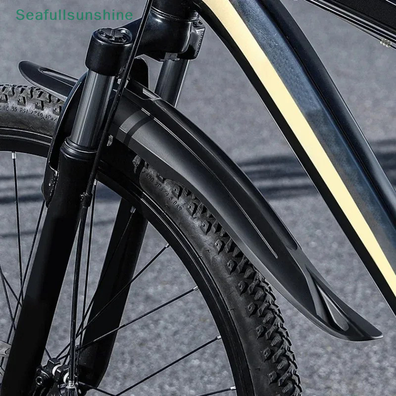 Seaf> Fenders Mountain Bike Mudguard ด้านหน้าด้านหลังยางล้อจักรยาน Guard Quick Release Protector ได้ดี