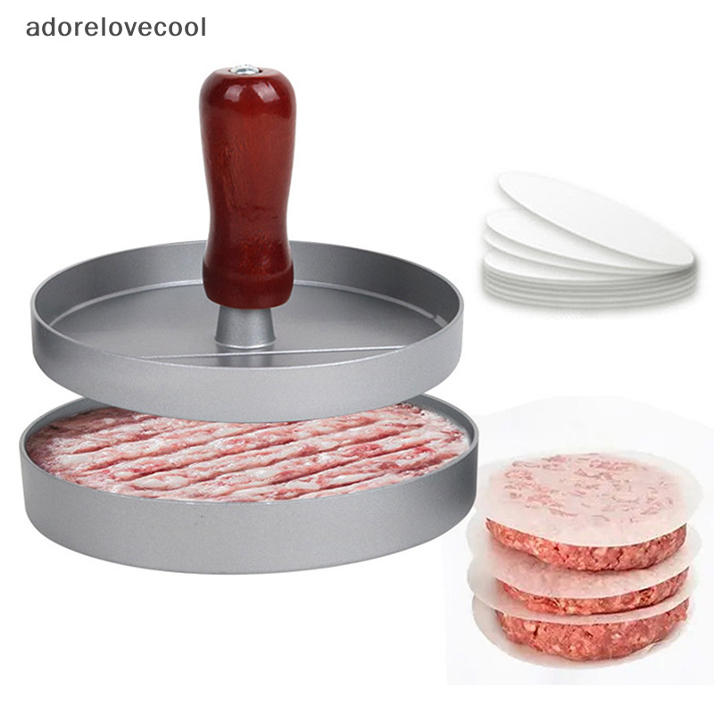 Adth สูง Guality รอบแฮมเบอร์เกอร์แม่พิมพ์อลูมิเนียมแฮมเบอร์เกอร์เนื้อ BBQ Burger เนื้อกดอาหารครัวแม่พิมพ์ Martijn