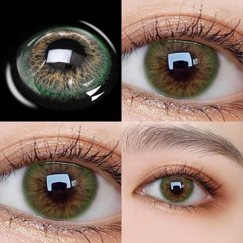 Jewelens 2 ชิ้น/1 คู่ คอนแทคเลนส์สีธรรมชาติ Iris 12 เดือน