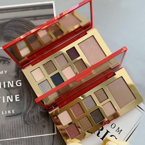 Eye Shadow พาเลทตา Estee Lauder's new Christmas limited edition 8-color eyeshadow palette Highlighte