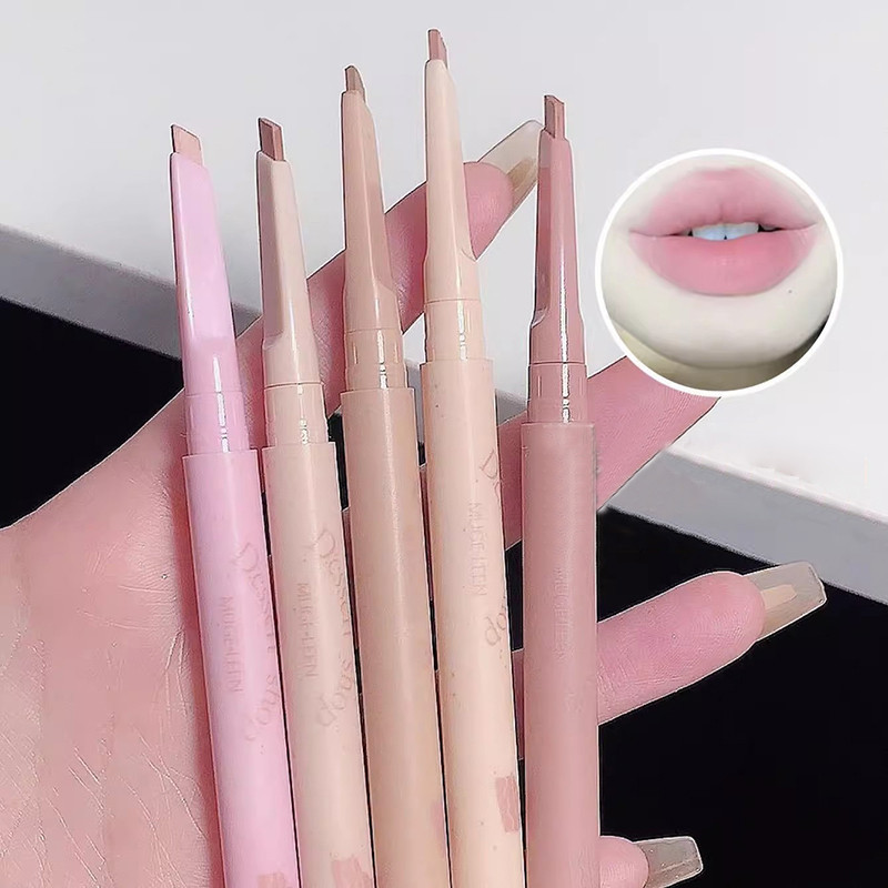Simple Pink Lip Liner แฟชั่น Photo Props เครื่องมือแต่งหน้า Lip Decor ปากกาผู้หญิงสาวอุปกรณ์ความงาม