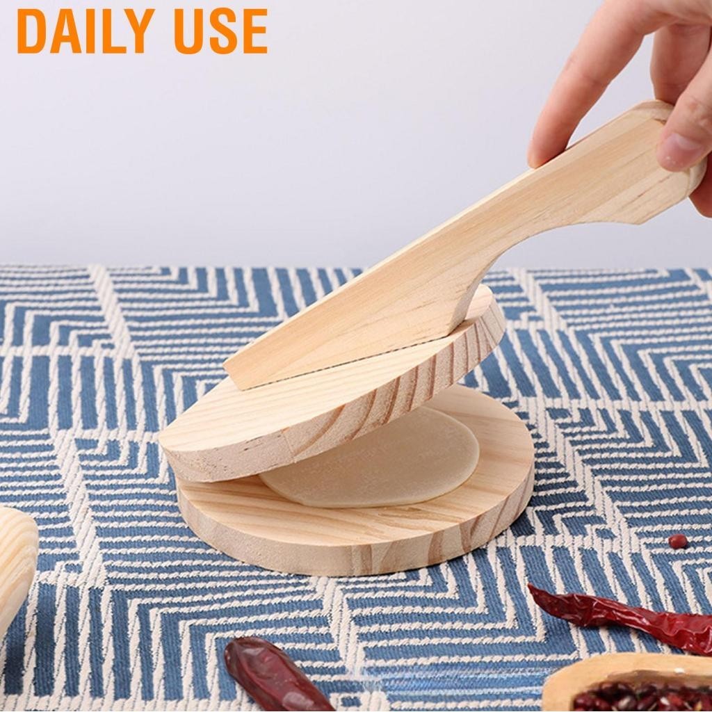 Daily Use Tortilla Maker,อเนกประสงค์สะดวกประหยัดเวลา Fine Polishing Tortilla Presser ไม้สำหรับโรตีสำ