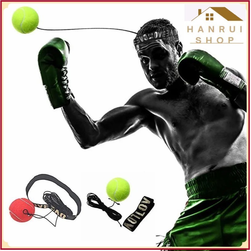 เครื่องมือลูกบอลฝึกซ้อม Boxer Fast Reflex ️ร้านฮันรุย ️