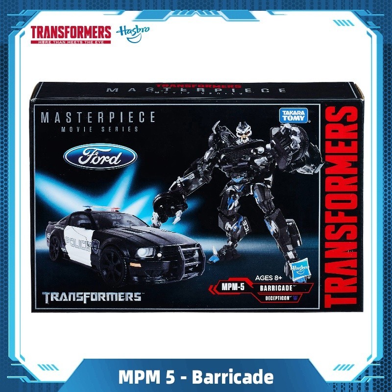 Hasbro Tomy หม้อแปลงไฟฟ้า Masterpiece Movie Series Mpm-05 Barricade Toys Gift