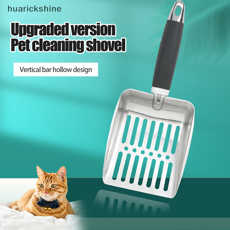 Huarickshine^^ Litter Scoop Long Handle Litter Deep Shovel กล่องครอกลูกแมวเครื่องมือทําความสะอาดสัตว์เลี้ยงแมวถาด Beach Shovel อุปกรณ์สัตว์เลี้ยง *ใหม่